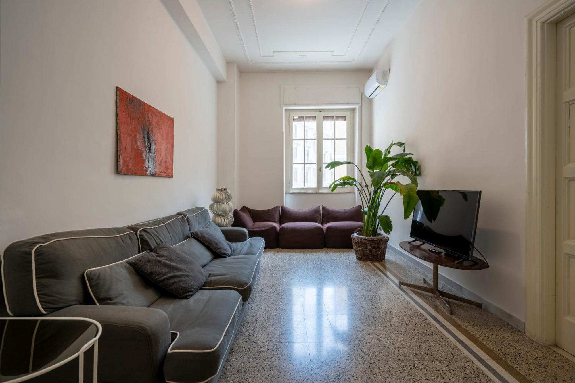 Zaum House, Quartiere Umbertino. 120 Mq Lejlighed Bari Eksteriør billede